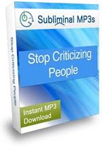 Stop Criticizing People Subliminal